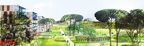 perspective view of park perspective view of park